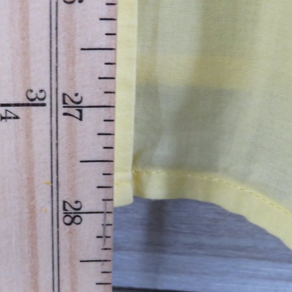 Chico's* Women's Long Tab Sleeve Button Down Curved Hem Shirt~ Size 3 - Picture 8 of 9